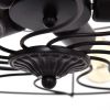 5 Light Modern Black Iron Sphere Modern Chandelier