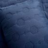 King/California King size Lightweight Blue Textured Cotton 3 Piece Quilt Set