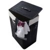 Black Bamboo Laundry Hamper with Removable Liner