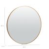 36 Inch Round Bathroom Vanity Wall Mirror Frame Matte Gold