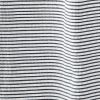 72-inch Navy and White Stripes Cotton Shower Curtain