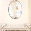 Oval 36 x 24-inch Beveled Bathroom Living Room Vanity Frameless Wall Mirror