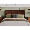 Queen size Traditional Style Headboard in Walnut Wood Finish