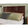 Queen size Traditional Style Headboard in Walnut Wood Finish