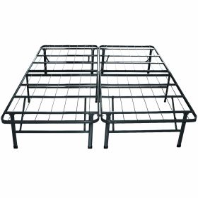 Twin Extra Long Metal Platform Bed Frame with Storage Space