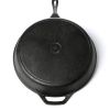 Pre-Seasoned Cast Iron 14-inch Round Skillet