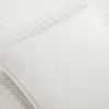 Full/Queen Lightweight Cotton Linen White Textured Reversible 3-Piece Quilt Set