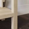 Industrial Farmhouse Entryway Table / Sofa Table in White Oak Wood Finish