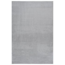 Shaggy Rug Gray 8'x11' Polyester