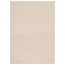 Shaggy Rug Beige 7'x9' Polyester