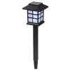 8pcs White LED Solar Lantern Torch Light Garden Landscape Lighting