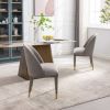 COOLMORE Accent Chair ,leisure single chair with Solid wood foot,2PC/SET