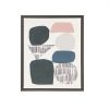 Grey Rock Garden Gel Coat Framed Canvas 2 Piece Set