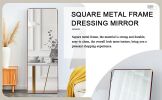 The 4th generation floor standing full-length mirror. wall mirror, bathroom makeup mirror, bedroom foyer, clothing store, wall mounted. 65 "* 23.2"