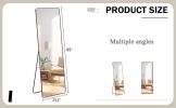 The 4th generation floor standing full-length mirror. wall mirror, bathroom makeup mirror, bedroom foyer, clothing store, wall mounted. 65 "* 23.2"