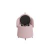 Multi-functional stool 23 inches movable storage, pink teddy fleece everywhere in the bedroom and living room