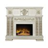 ACME Vendome FIREPLACE Antique Pearl Finish AC01313