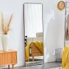 The 4th generation floor standing full-length mirror. wall mirror, bathroom makeup mirror, bedroom foyer, clothing store, wall mounted. 65 "* 23.2"