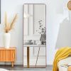 The 4th generation floor standing full-length mirror. wall mirror, bathroom makeup mirror, bedroom foyer, clothing store, wall mounted. 65 "* 23.2"