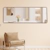 The 4th generation floor standing full-length mirror. wall mirror, bathroom makeup mirror, bedroom foyer, clothing store, wall mounted. 65 "* 23.2"