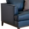 Aspen Navy Top Grain Leather Chair