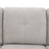 Grey White Flannel Living Room Sofa