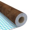 Self-adhesive Furniture Film Dark Oak 196.9"x35.4" PVC