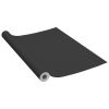 Self-adhesive Furniture Film Black 196.9"x35.4" PVC