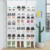 12-Tier Portable 72 Pair Shoe Rack Organizer 36 Grids Tower Shelf Storage Cabinet Stand Expandable for Heels, Boots, Slippers, White