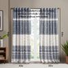 Cotton Printed Curtain Panel with Chenille detail and Lining