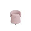 Multi-functional stool 23 inches movable storage, pink teddy fleece everywhere in the bedroom and living room