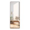 The 4th generation floor standing full-length mirror. wall mirror, bathroom makeup mirror, bedroom foyer, clothing store, wall mounted. 65 "* 23.2"