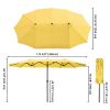 14' DOUBLE SIDED UMBRELLA