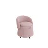 Multi-functional stool 23 inches movable storage, pink teddy fleece everywhere in the bedroom and living room